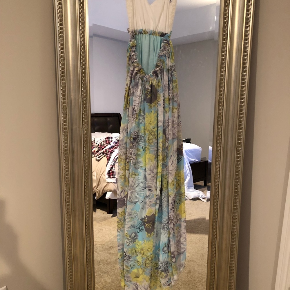 Open back maxi dress